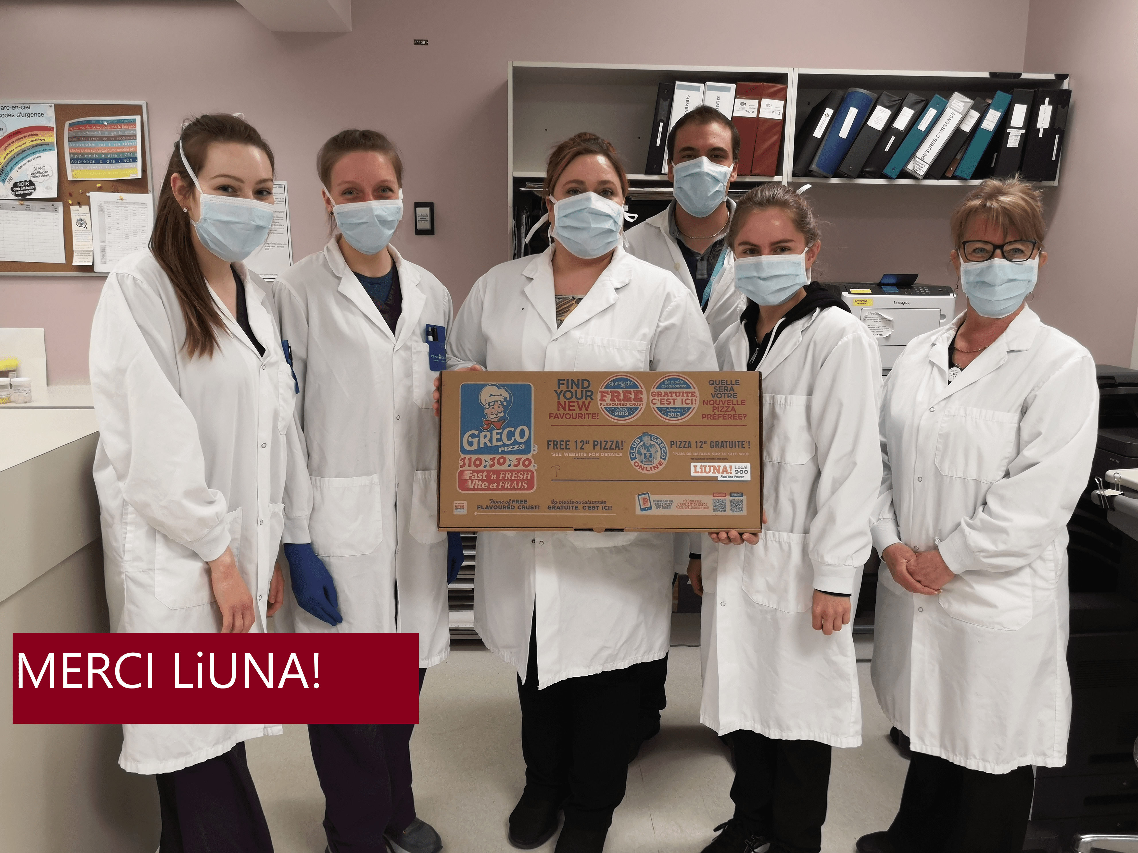 Edmunston hospital presented with pizza during COVID